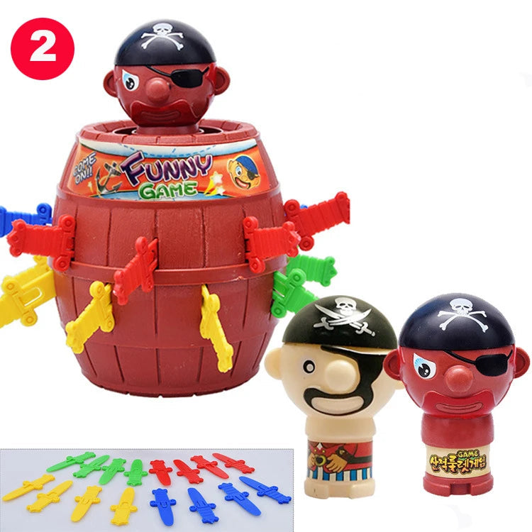 Kids Funny Lucky Game Gadget Jokes Tricky Pirate Barrel