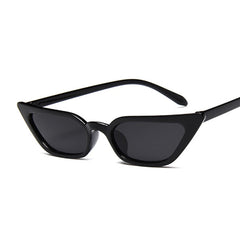 Woman Vintage Cat Eye Mirror Reflective Sunglasses UV400