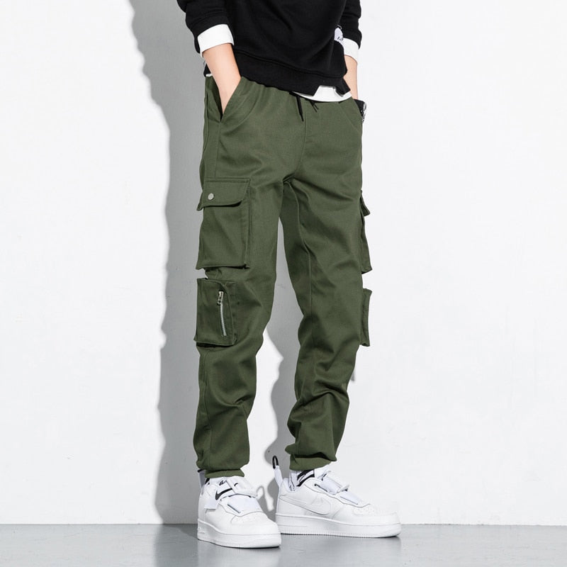 Men Streetwear Hip Hop Cargo Pants