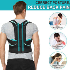 Men Back Brace Posture Corrector Belt