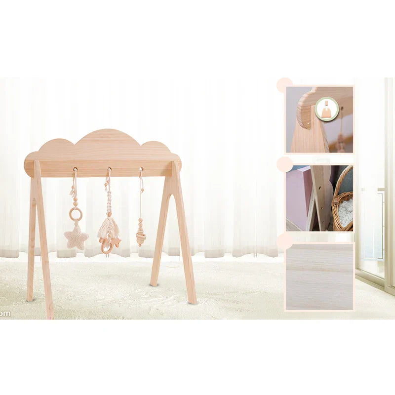 Baby Classic Wooden Teether Activity Gym