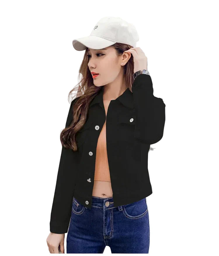 Women Long Sleeve Denim Jackets