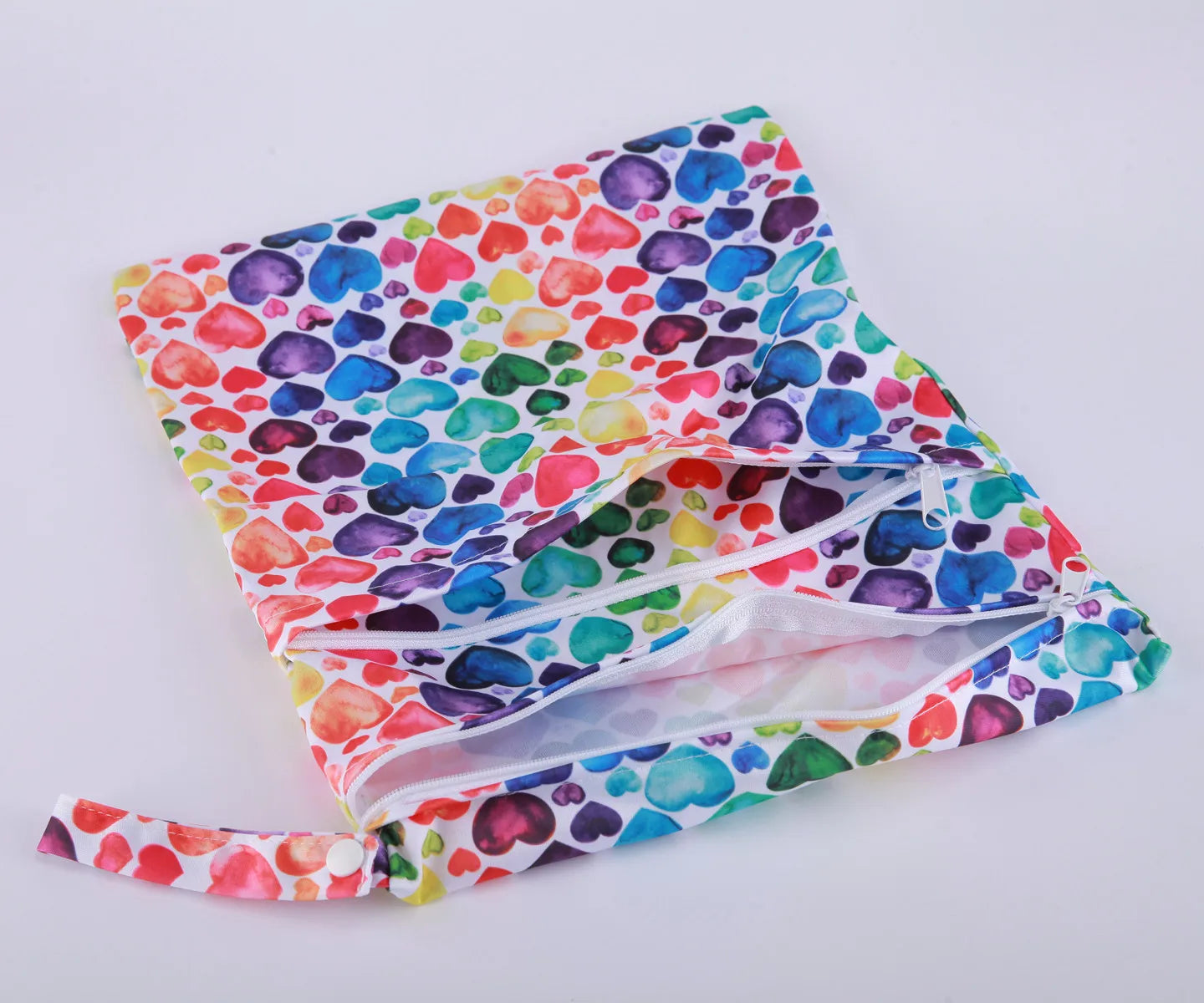 Baby Two Zippered Waterproof Reusable Washable Diaper Bag