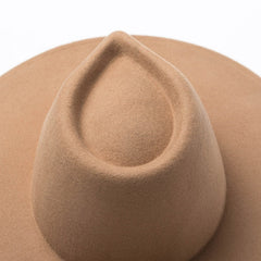 Accessories Unisex Classical Wide Brim Winter Fedora Hat