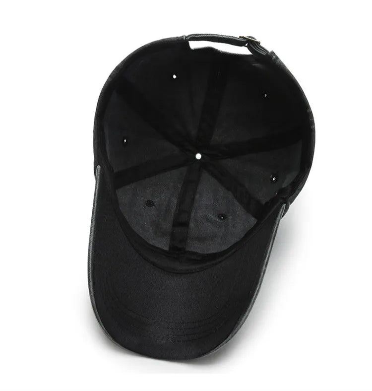 Unisex Cotton Adjustable Snapback Baseball Cap