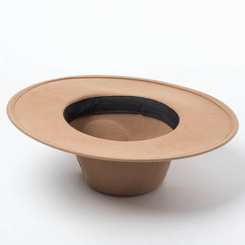 Accessories Unisex Classical Wide Brim Winter Fedora Hat
