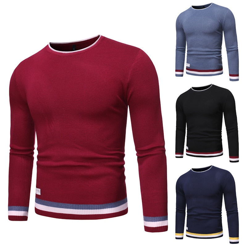 Men Casual Woolen Pullover Sweater