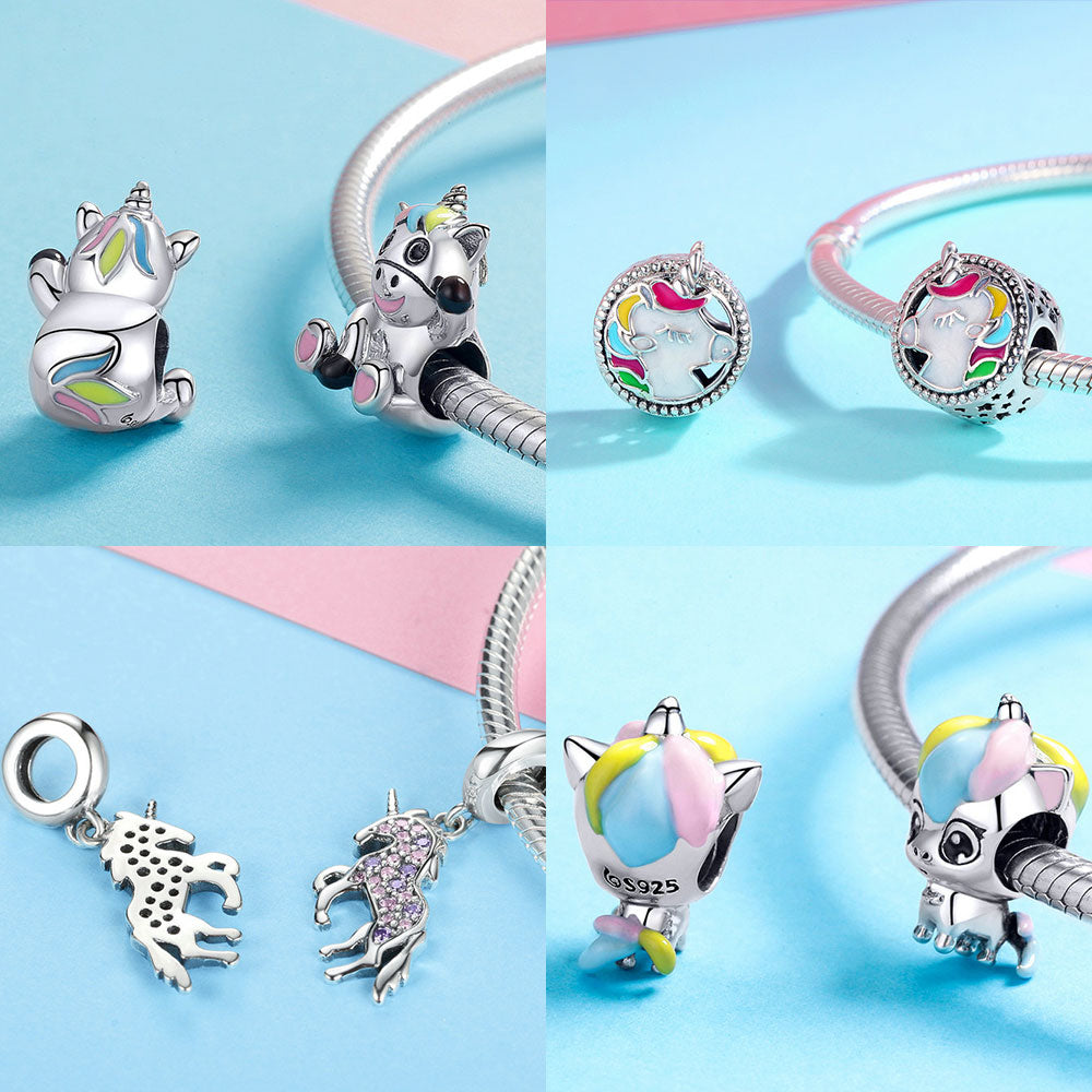 Sterling Silver 925 Sporty Animal Charms
