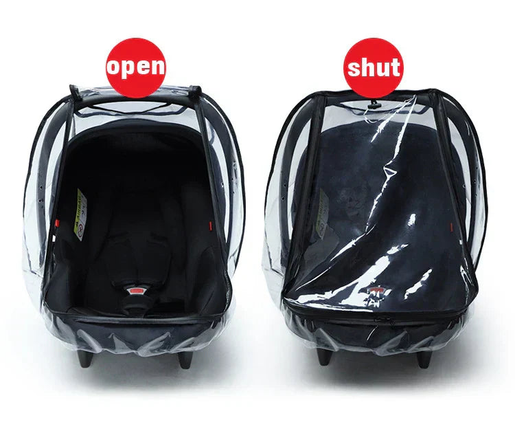 Baby Newborn Safety Seat Waterproof Transparent Cover