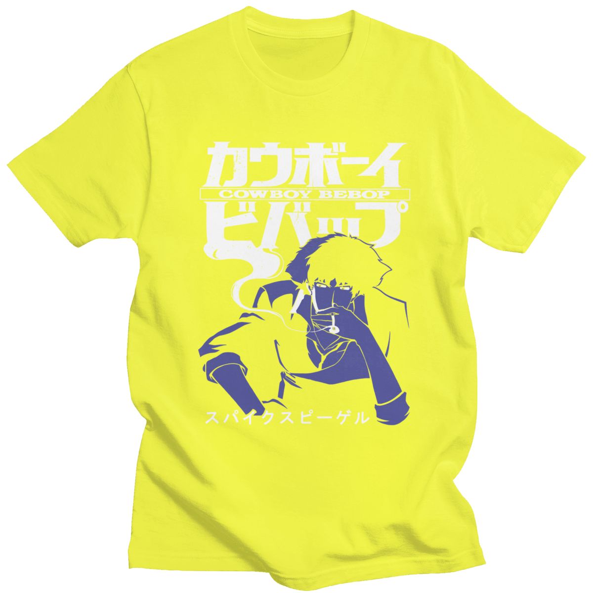 Men Short Sleeve Casual Anime Space Spike T Shirt
