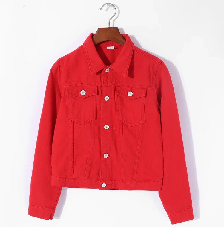 Women Long Sleeve Denim Jackets