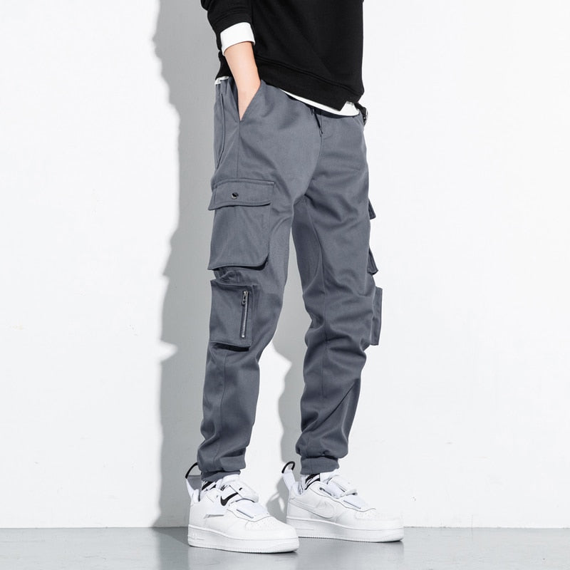 Men Streetwear Hip Hop Cargo Pants