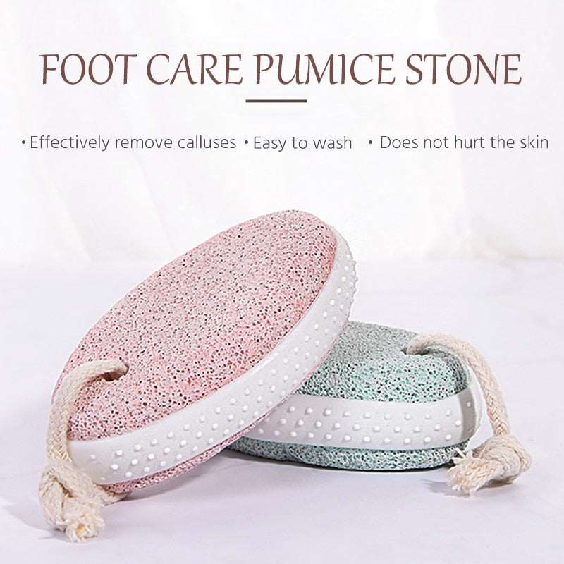 1PC Foot Stone File Exfoliating Natural Lava Stone Tank Foot Massage Pumice Exfoliates Calluses Foot Skin Care Tool