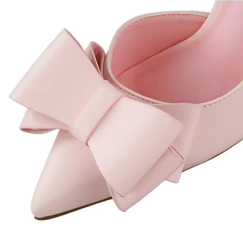 Woman Casual Bow Pumps Stiletto