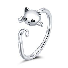 Women 925 Sterling Silver Animal Style Rings