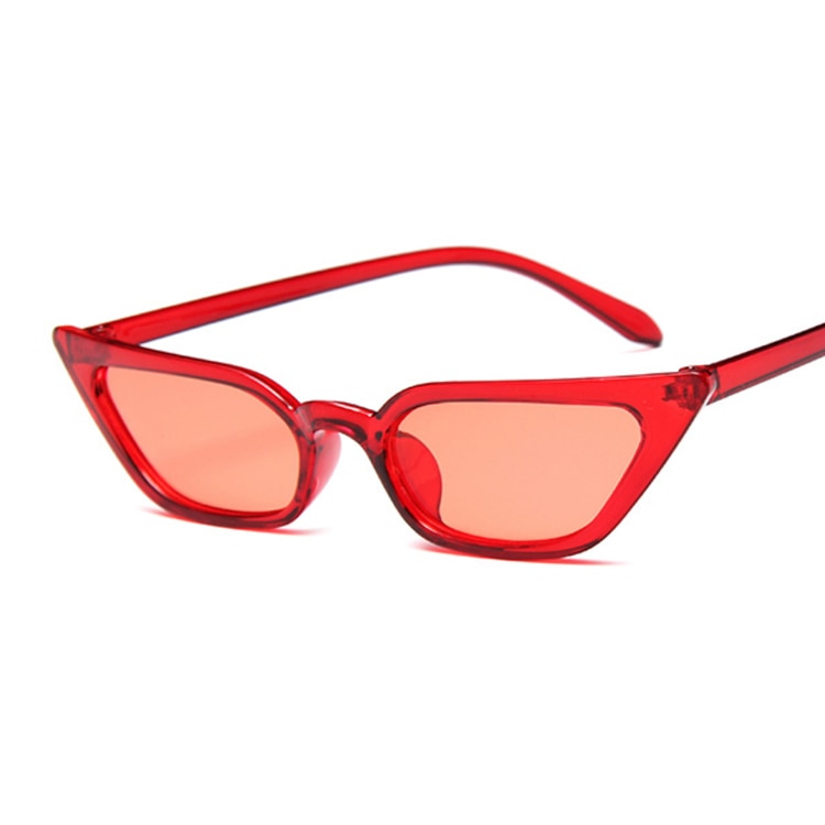 Woman Vintage Cat Eye Mirror Reflective Sunglasses UV400