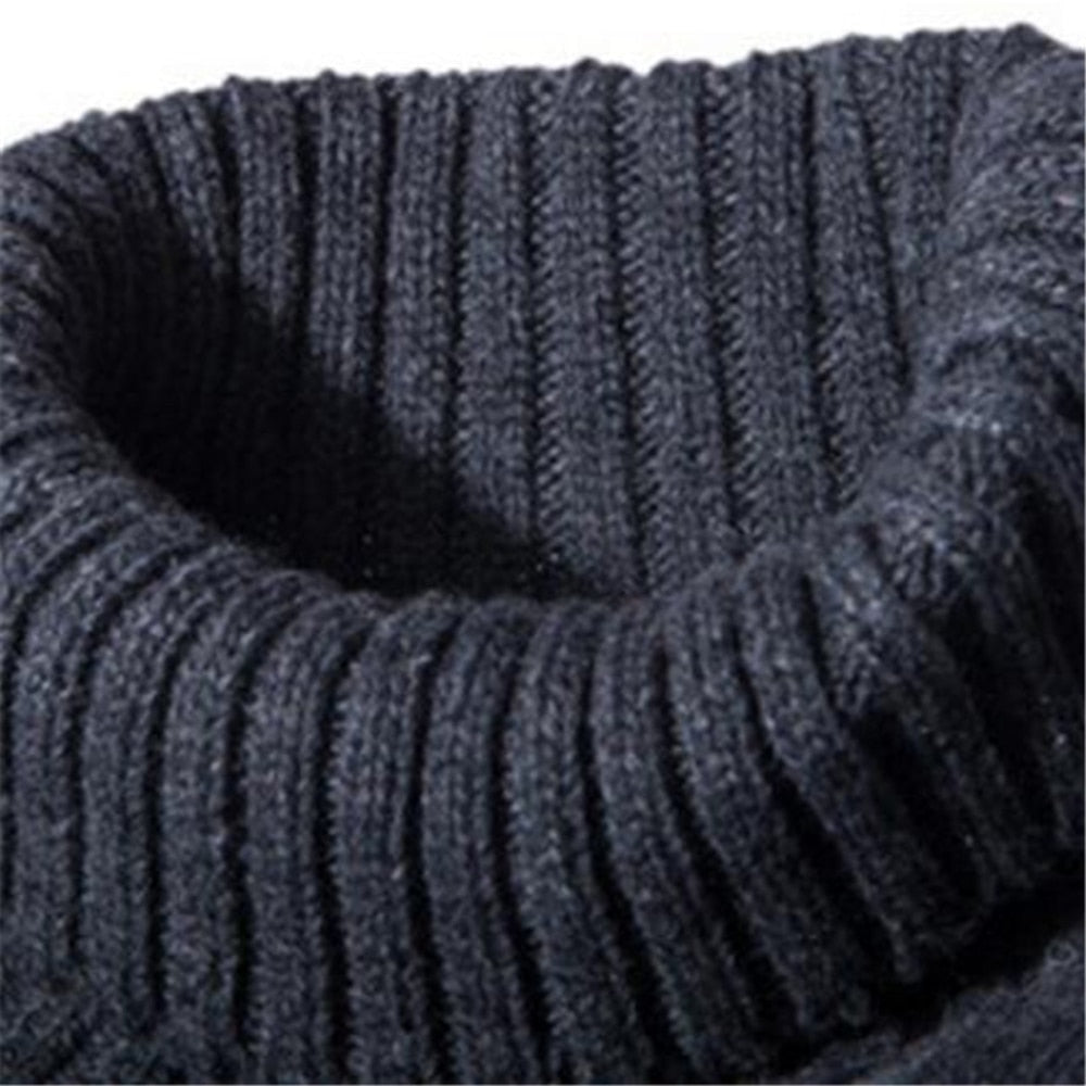 Male Pullover Slim Warm Sweater