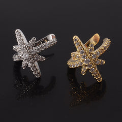 Women CZ Zircon Non-Pierced Ear Cuff Clip Earrings