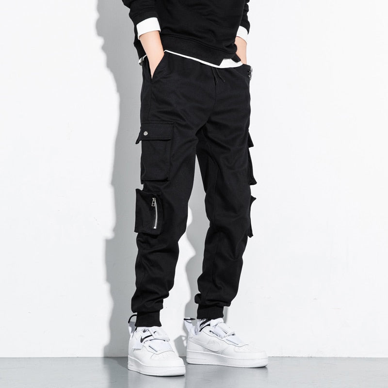 Men Streetwear Hip Hop Cargo Pants