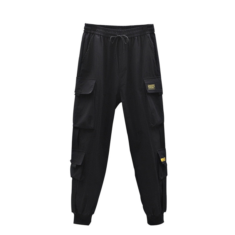 Men Cargo Streetwear Hip Hop Casual Sweatpants