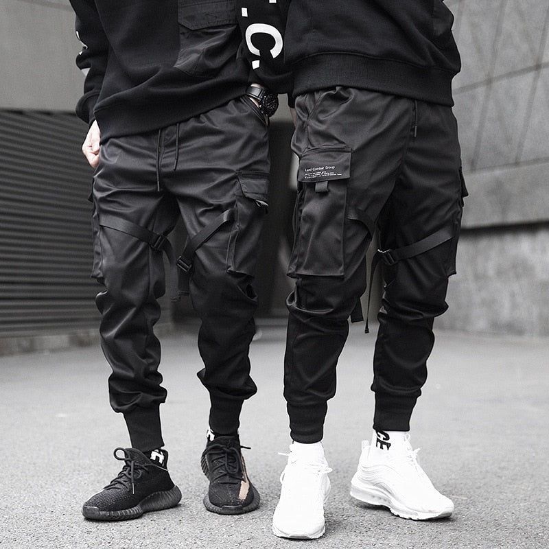 Men Cargo Streetwear Hip Hop Casual Sweatpants