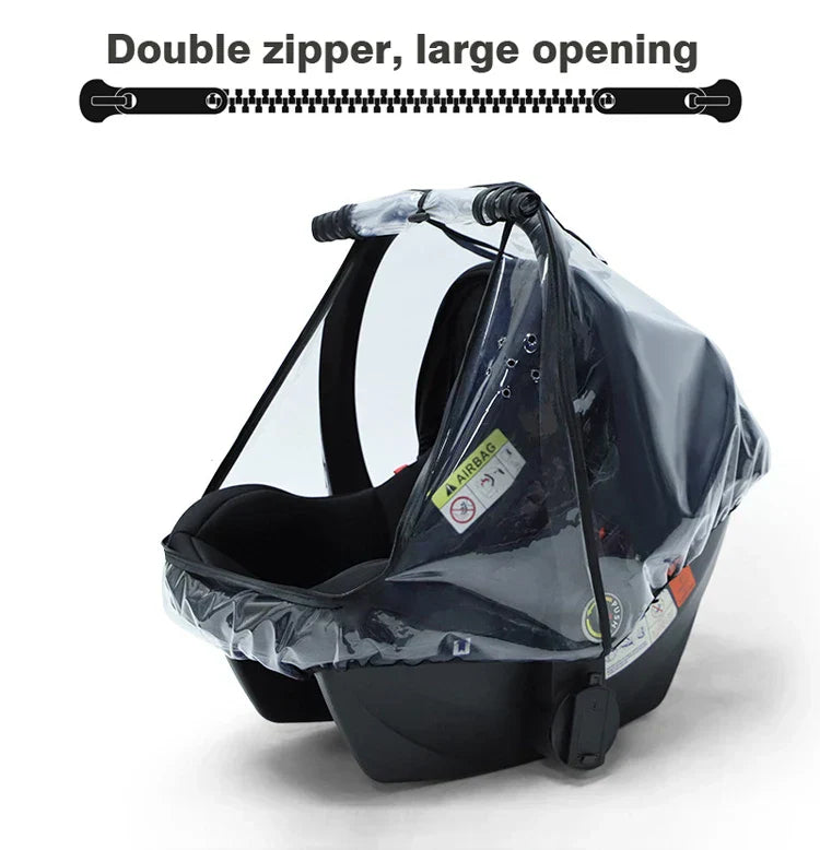 Baby Newborn Safety Seat Waterproof Transparent Cover