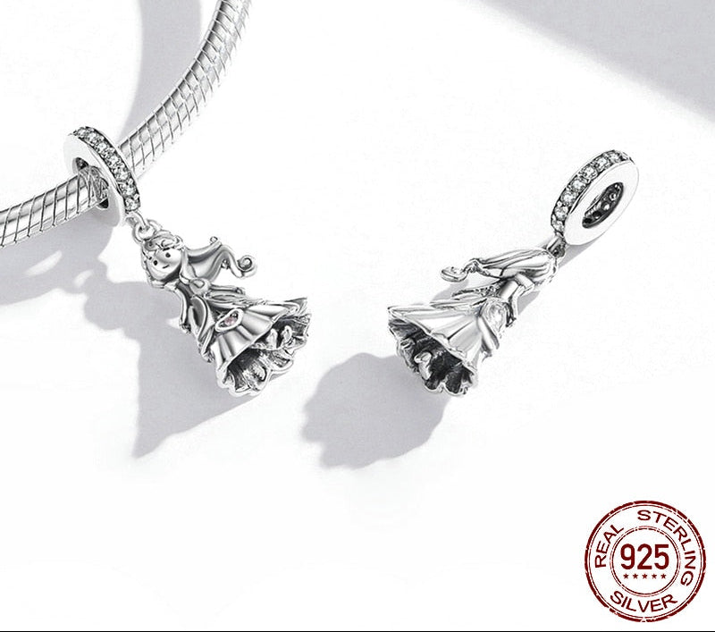 Sterling Silver 925 Prince of the Sea Pendant Charms