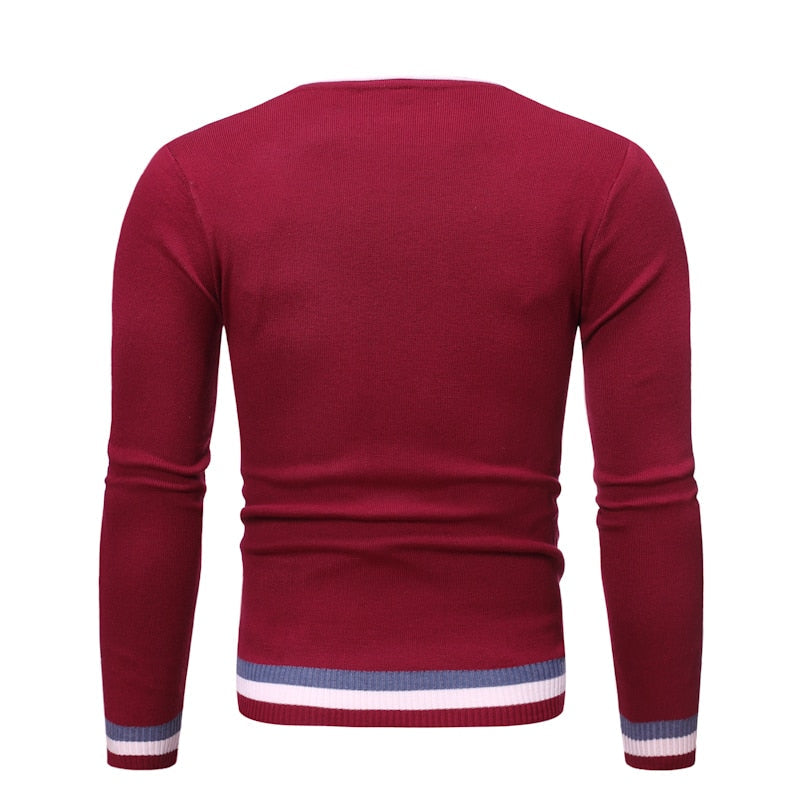 Men Casual Woolen Pullover Sweater