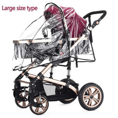 Accessories Kids Waterproof Transparent Stroller Weather Cover