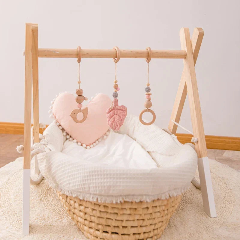 Baby Classic Wooden Teether Activity Gym
