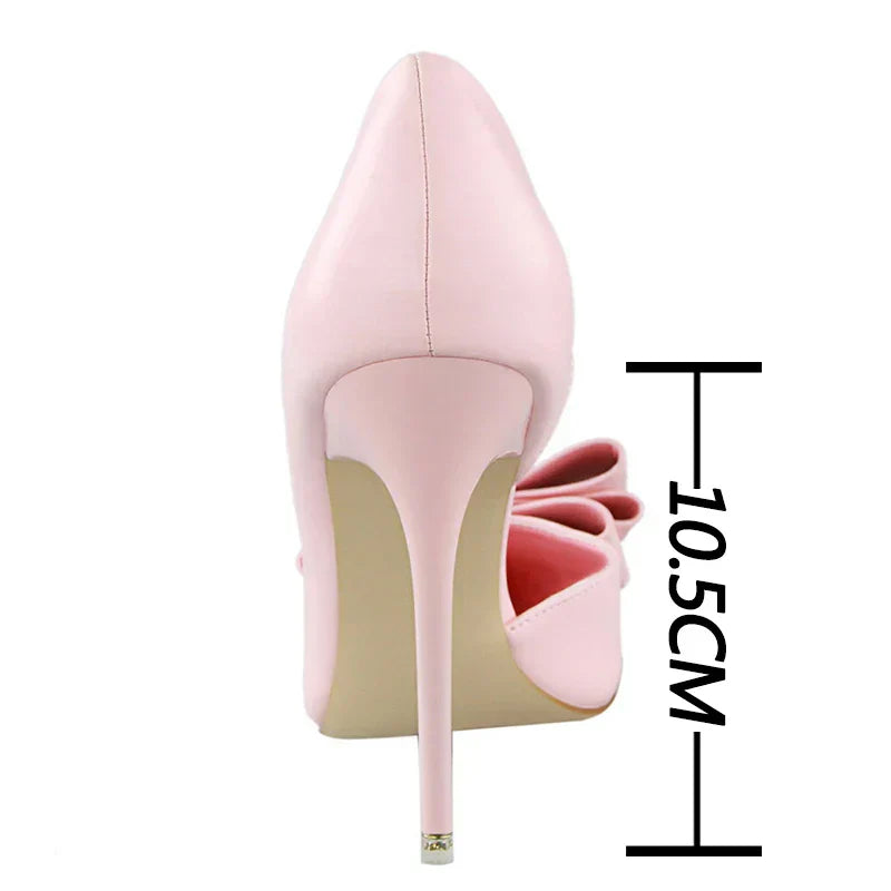Woman Casual Bow Pumps Stiletto