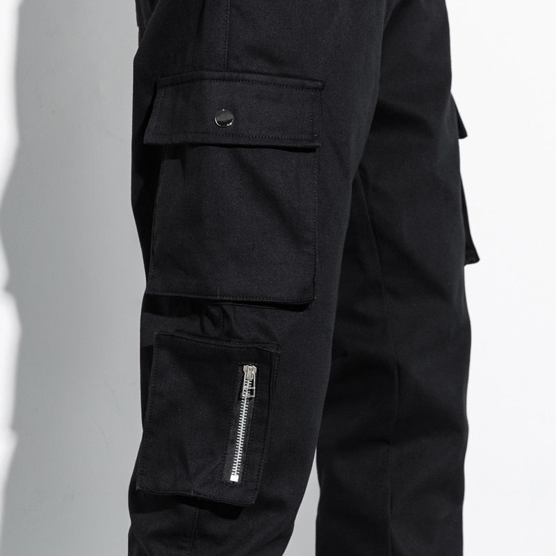 Men Streetwear Hip Hop Cargo Pants