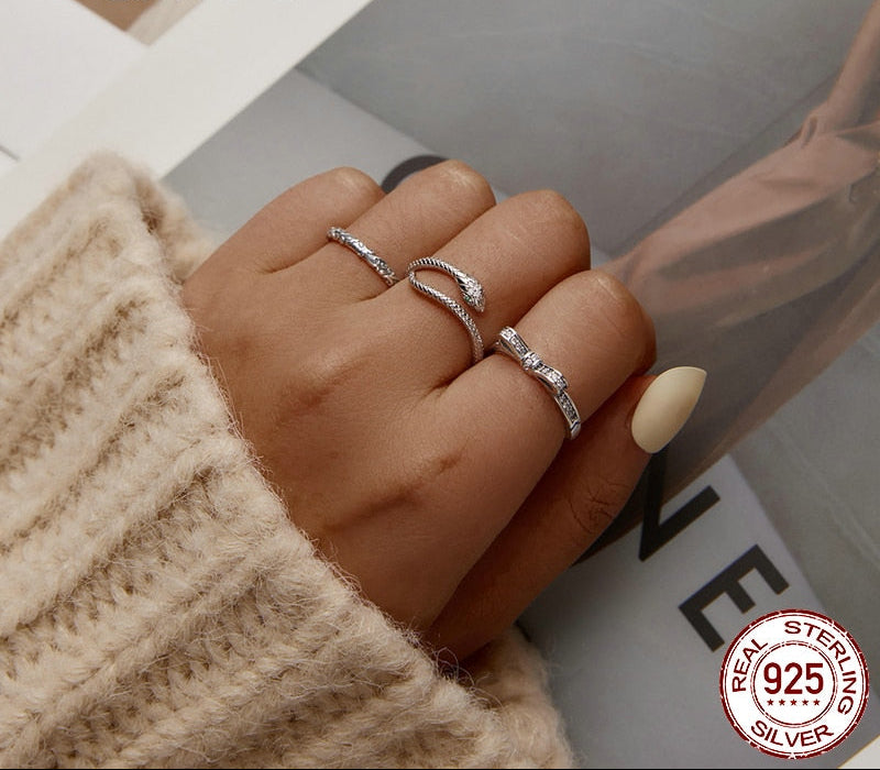 Sterling Silver 925 Sparkling Bow Knot Ring
