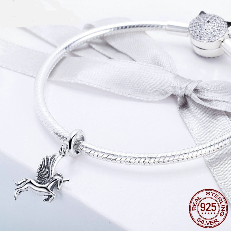 Women Authentic 925 Sterling Silver Trendy Memory Charm Pendant