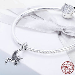 Women Authentic 925 Sterling Silver Trendy Memory Charm Pendant