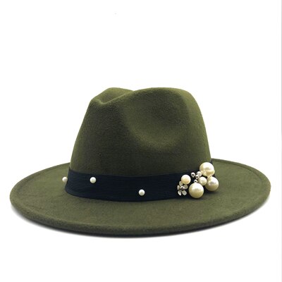 Women Casual Belt Design Fedoras