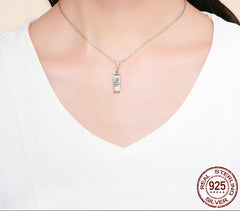 Sterling Silver 925 British Big Ben Building Pendant Charm