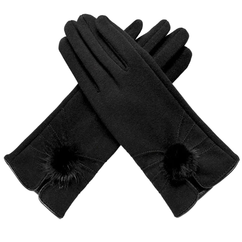 Woman Vintage Designer Winter Gloves