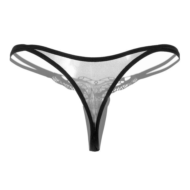 Women Sexy Lace Transparent Panties Lingerie