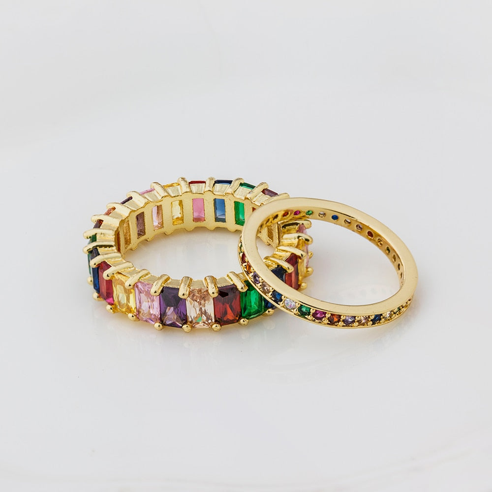 Accessories Women CZ Eternity Band Ring
