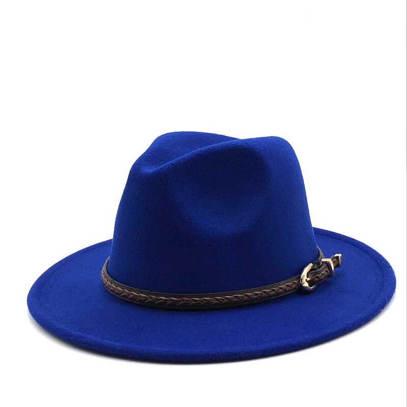 Women Casual Belt Design Fedoras