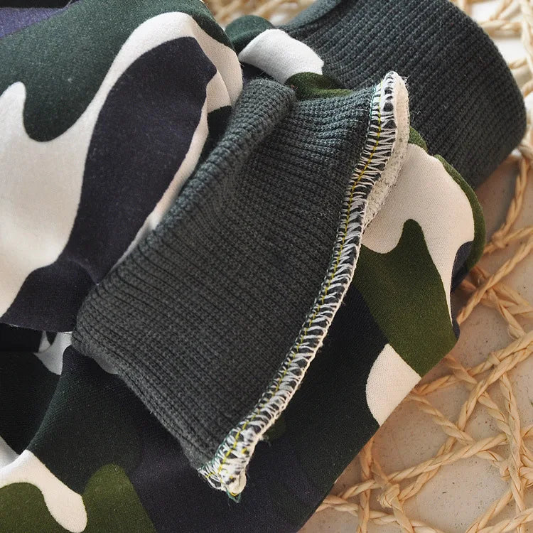 Newborn Baby Boy Cotton Camouflage SweatPants