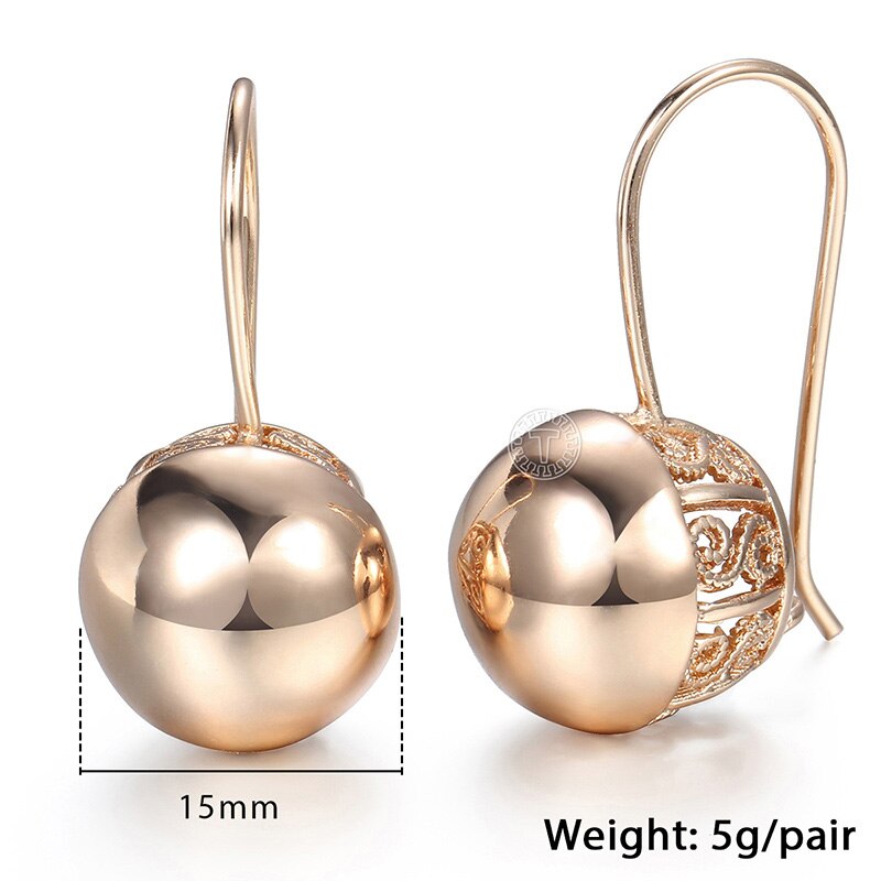 Accessories Women Cubic Zircon Rose Gold Earrings