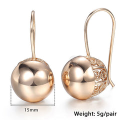 Accessories Women Cubic Zircon Rose Gold Earrings