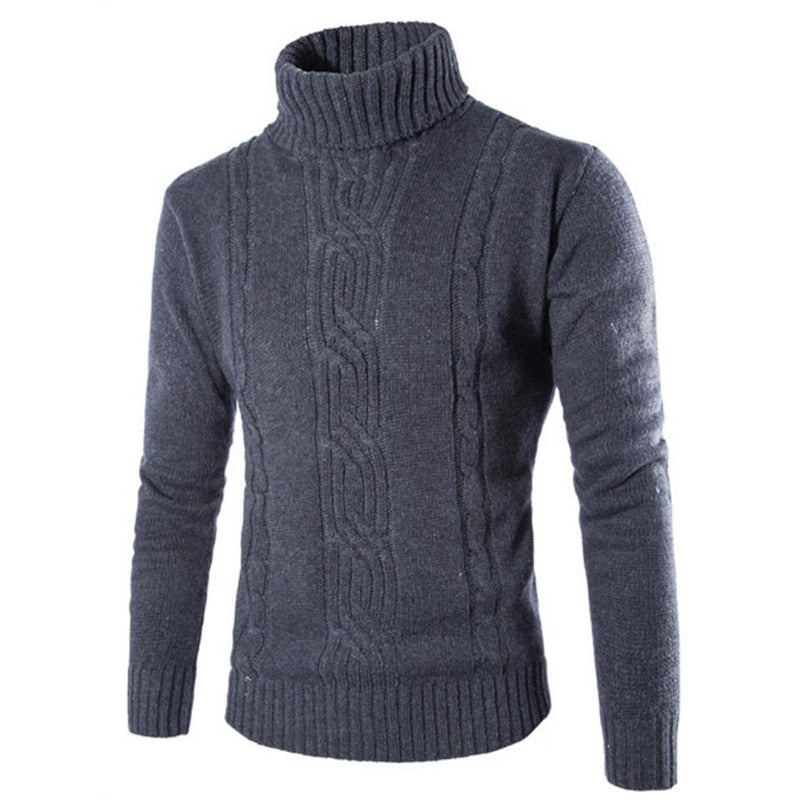 Male Pullover Slim Warm Sweater