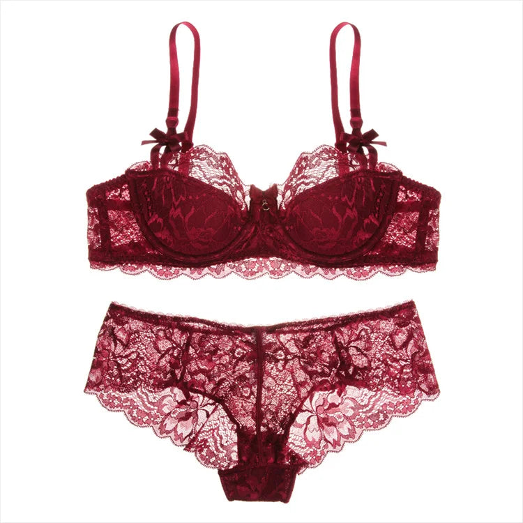 Women Sexy Lace Push Up Underwear Sets