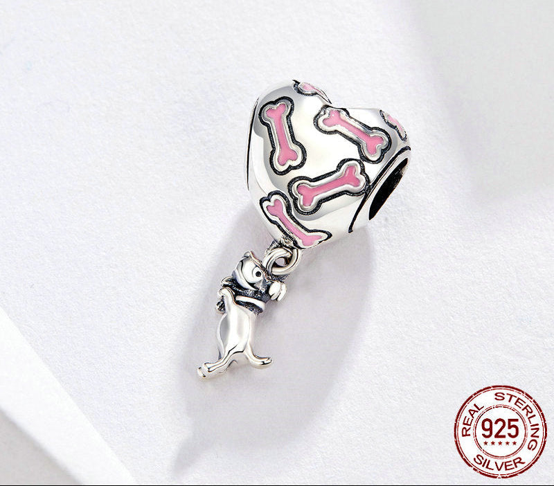Sterling Silver 925 Heart Charm Pendant