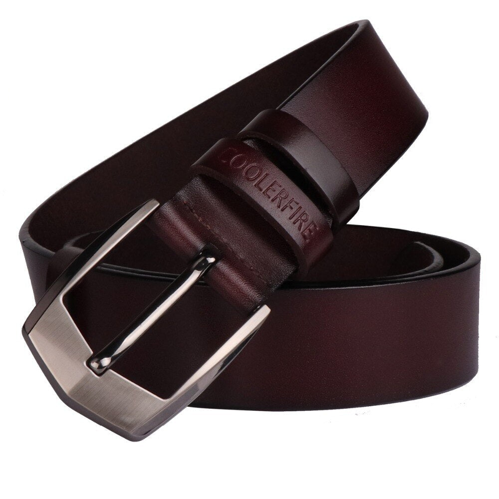 Men Genuine Leather Luxury Designer Belt