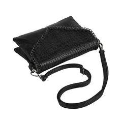 Women Alligator Chains Envelope Clutch Bag