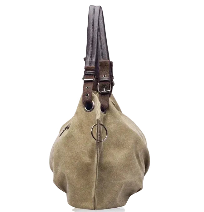Accessories Women Canvas Large Capacity Shoulder Handbag